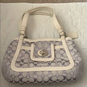 Vintage Coach Signature Lavender bag